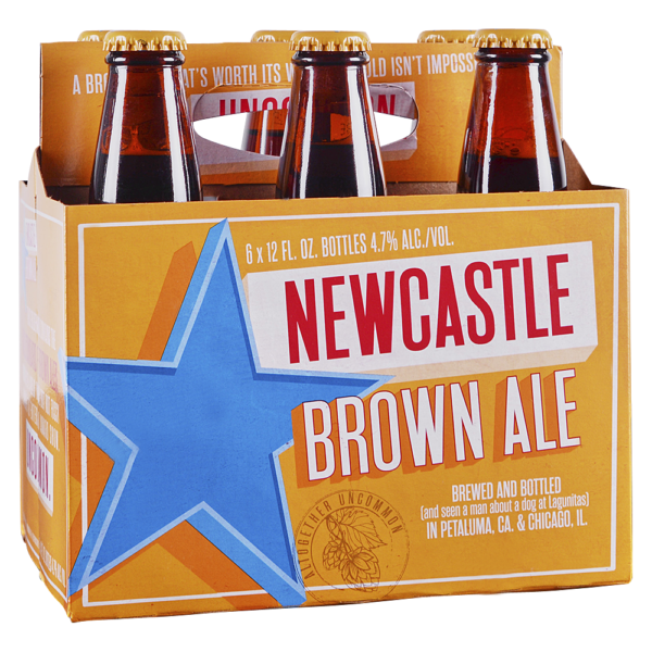 NEWCASTLE BROWN ALE BTLS 6PK 12OZ