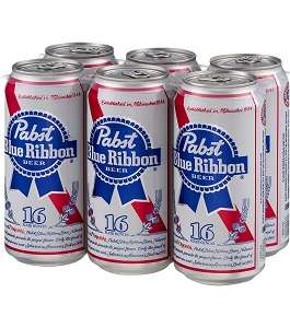 PABST BEER 6 PK CANS