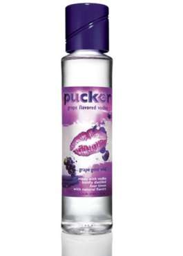 PUCKER GRAPE VODKA 750ML