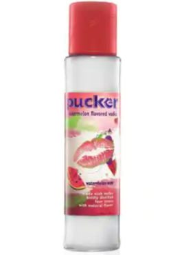 PUCKER RASBERRY VODKA 750ML