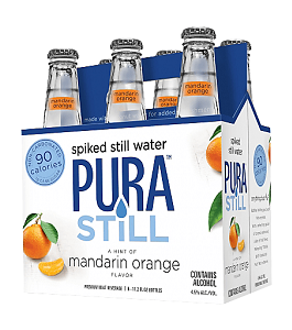 PURA STILL MANDARIN ORANGE 6PK