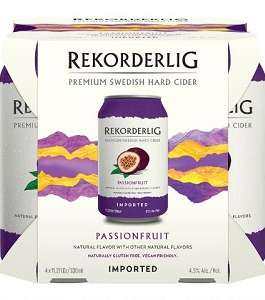 REKORDERLIG PASSIONFRUIT HARD CIDER 4PK CANS