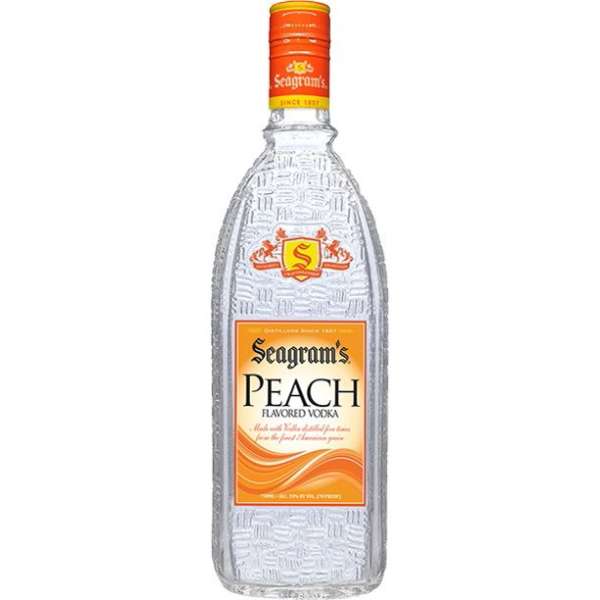 SEAGRAMS PEACH VODKA 750ML