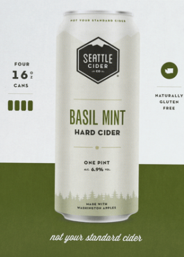 SEATTLE CIDER BASIL MINT 4PK
