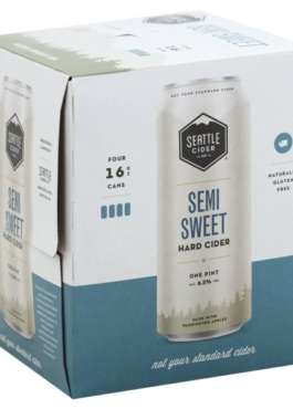SEATTLE CIDER SEMI SWEET 4PK