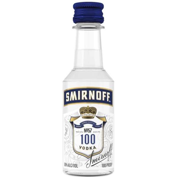 SMIRNOFF 100 PROOF 50ML