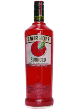 SMIRNOFF CRANBERRY SOURCED 750ML