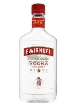 SMIRNOFF RED VODKA 375ML