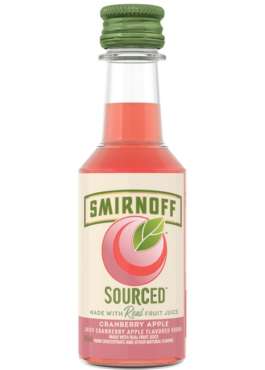 SMIRNOFF SOURCED CRANBERRY 50ML