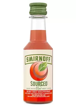 SMIRNOFF SOURCED RUBY RED 50ML