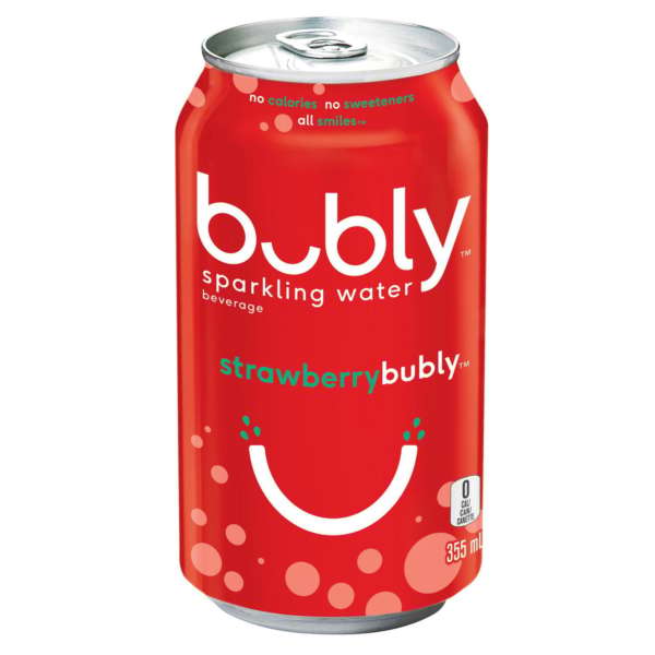 SPARKLING WATER STRAWBERRY 12OZ