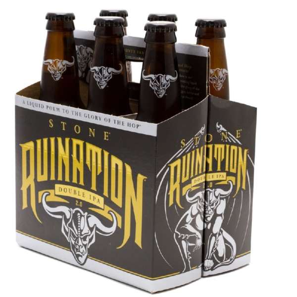 STONE RUINATION IPA 2.0 12OZ BTLS 6PK