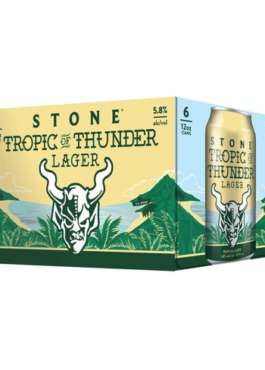 STONE TROPIC THUNDER LAGER 6 Pk