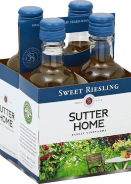 SUTTER HOME RIESLING 4PK 187ML
