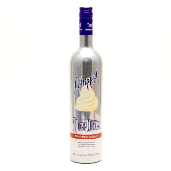 THREE  OLIVES WHIPPED CREAM 750ML