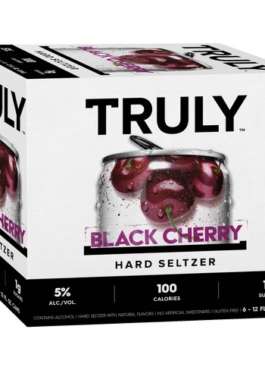 TRULY BLACK  CHERRY  6PK