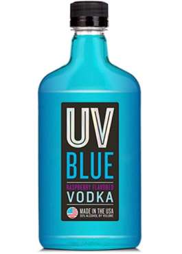 UV BLUE RASPBERRY VODKA 375ML