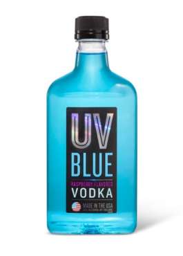 UV BLUE VODKA 375 ML
