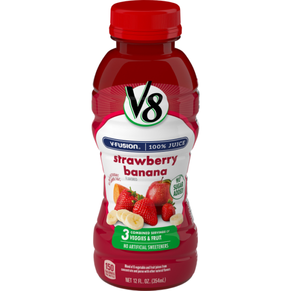 V8 FUSION STRAWBERRY 12OZ