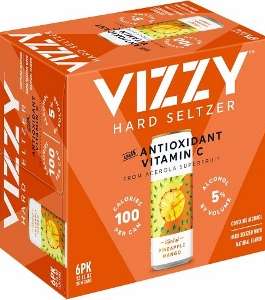 VIZZY PINEAPPLE MANGO SELTZER 6 PK