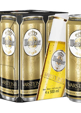 WARSTEINER CANS 4PK