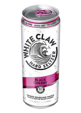 WHITE CLAW BLACK CHERRY CANS 19.2 OZ