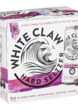 WHITE CLAW BLACK CHERRY CN 6PK