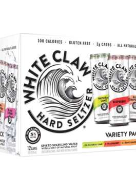 WHITE CLAW HARD VARIETY 12PK