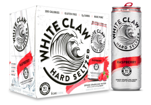 WHITE CLAW RASPBERRY CN 6PK