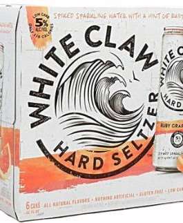 WHITE CLAW RUBY GRAPEFRUIT CN 6PK