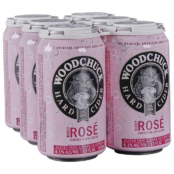 WOODCHUCK CIDER ROSE CN 6PK