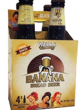 WELLS BANANA BEER BTLS 4PK