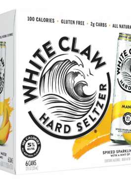 WHITE CLAW MANGO 6 PK CANS