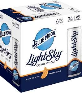 BLUE MOON LIGHT SKY 12OZ 6 PK CANS