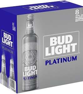 BUD LIGHT PLATINUM 8 PK 16OZ ALUM PINTS