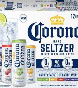 CORONA HARD SELTZER VARIETY 12PK CANS