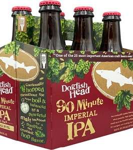 DOG FISH 90 MINUTE IPA 6PK BTLS