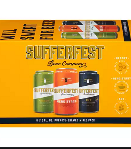 SUFFERFEST WILL SWEAT FOR BEER MIX  6PK CANS